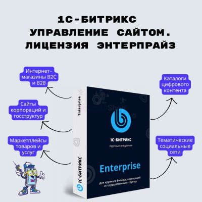 1С-Битрикс: Управление сайтом. Лицензия Энтерпрайз - купить в Миглакасимахах
